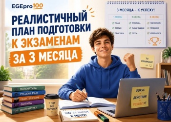 Реалистичный план подготовки к экзаменам за 3 месяца