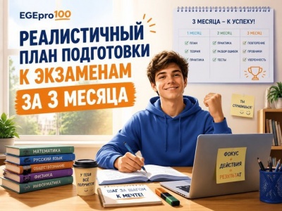 Реалистичный план подготовки к экзаменам за 3 месяца